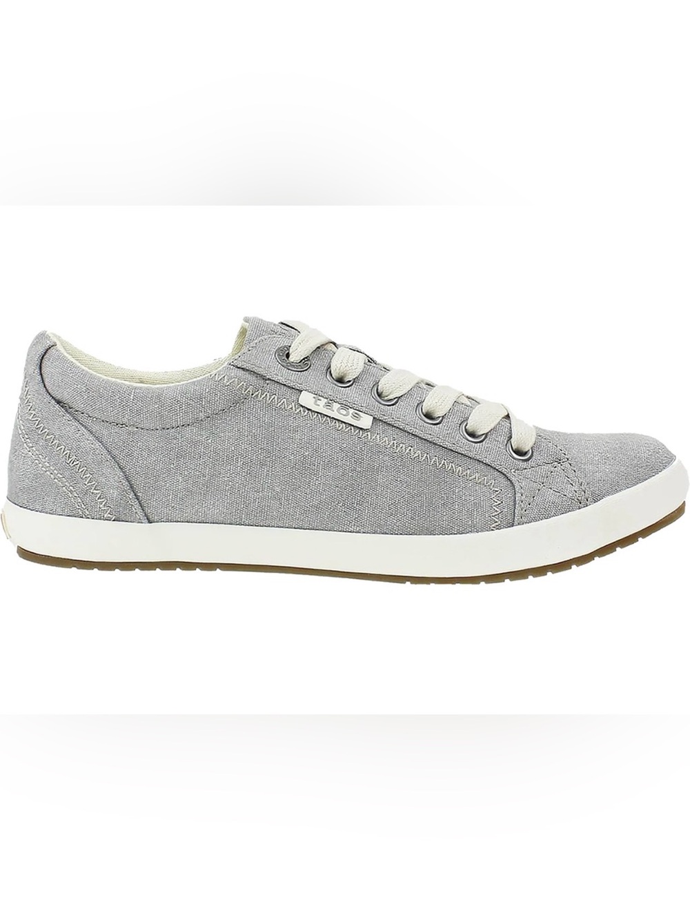 Taos Star Women's Sneakers Grey Washed Canvas SIZE 10.5 great condition